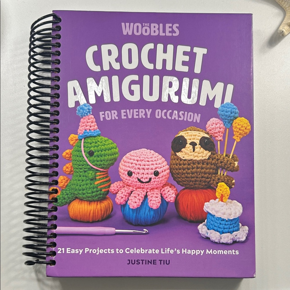 Woolley’s Crochet Amigurumi Book - Purple Cover